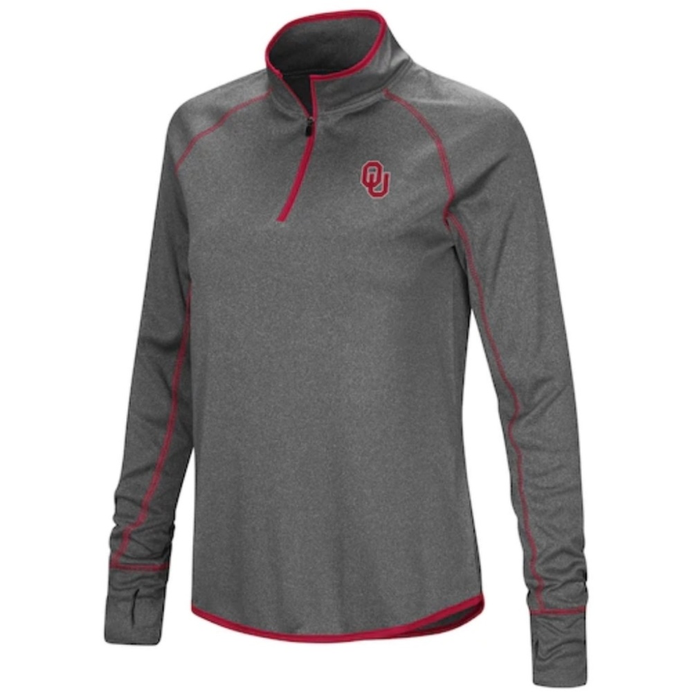 Oklahoma Sooners athletic 1/4 zip